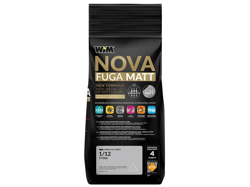 Fuga cementowa  WIM NOVA FUGA MATT 2 KG 1/33 ECRU