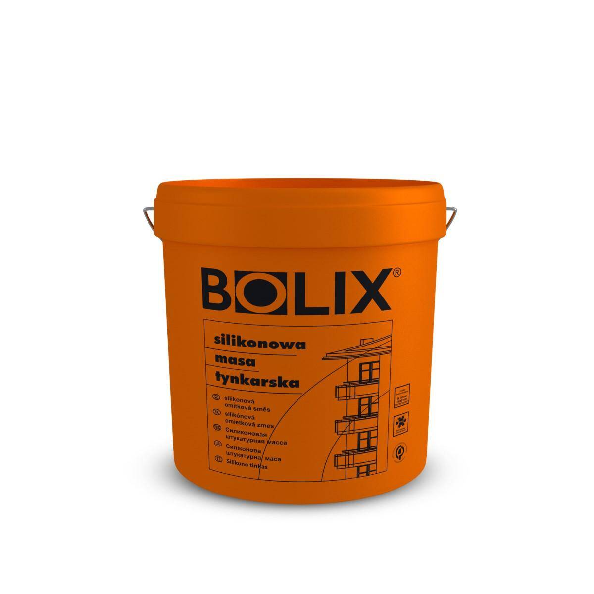 Tynk silikonowy Bolix SIT 1,5 KA baranek 25 kg grafitowy 39A
