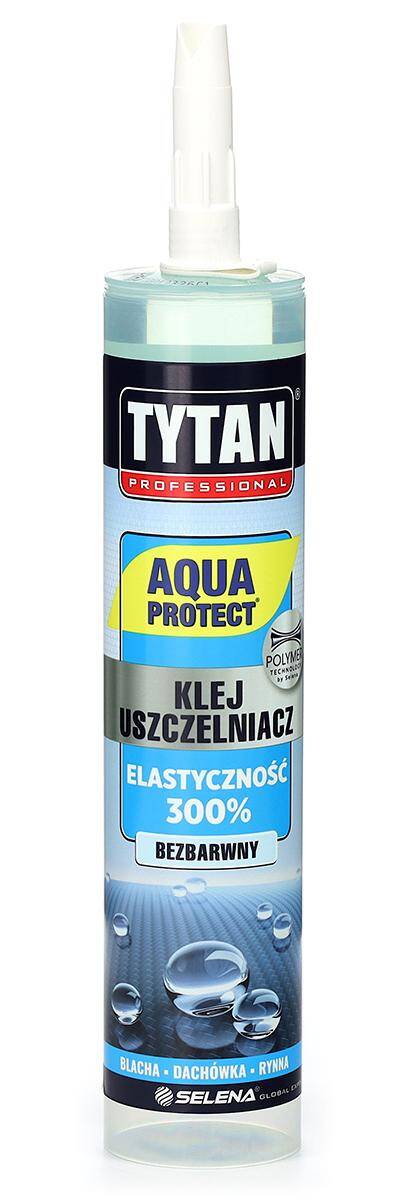 Klej uszczelniacz Aqua Protect 280 ml bezbarwny TYTAN Professional