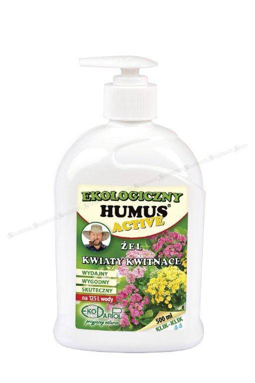 Nawóz Humus ACTIVE ŻEL kwiaty kwitnące 500ml*