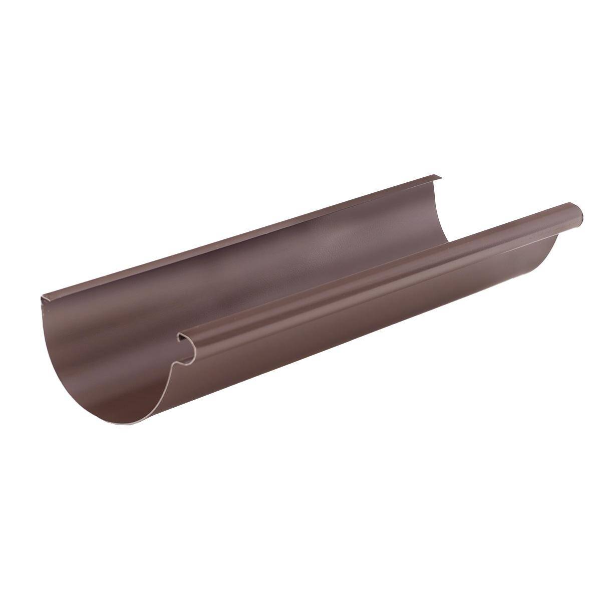 Rynna stalowa GALECO STAL 135 mm 4 mb czekoladowy brąz