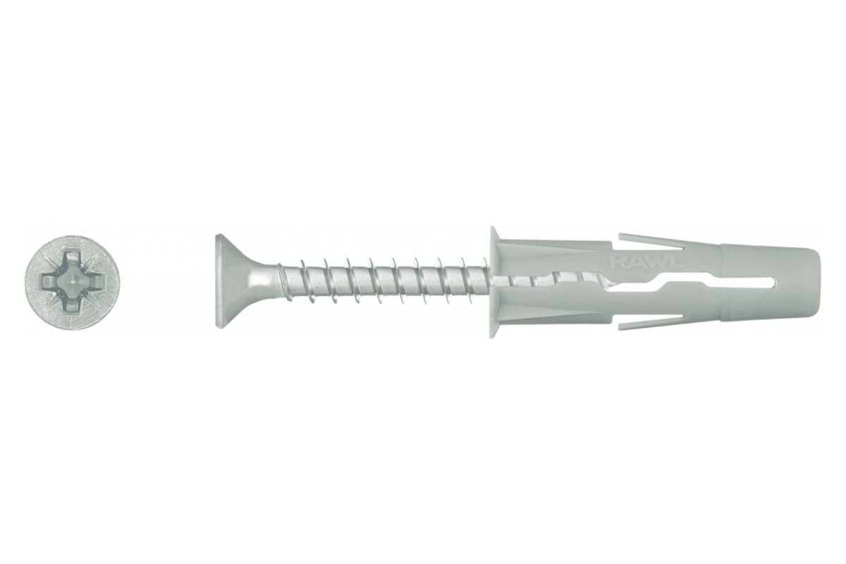 Kołek rozporowy uniwersalny UNO 10x36 mm z wkrętem R-S3-UNO-10+/15 Rawlplug (15 szt.)