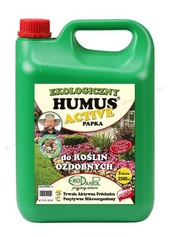 Nawóz Humus ACTIVE PAPKA do roślin ozdobnych 5,0 L
