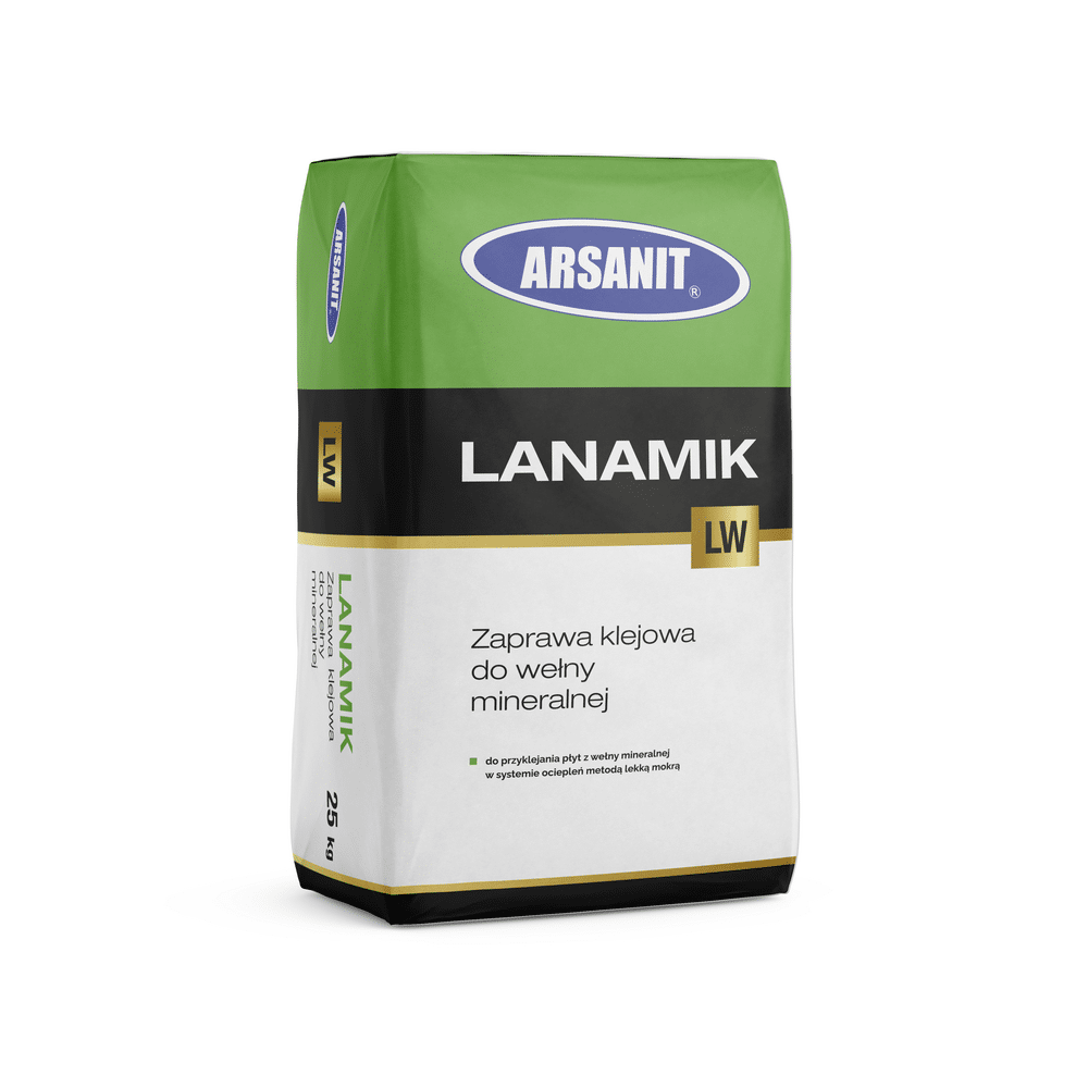 Klej do wełny mineralnej Arsanit Lanamik LW  25 kg