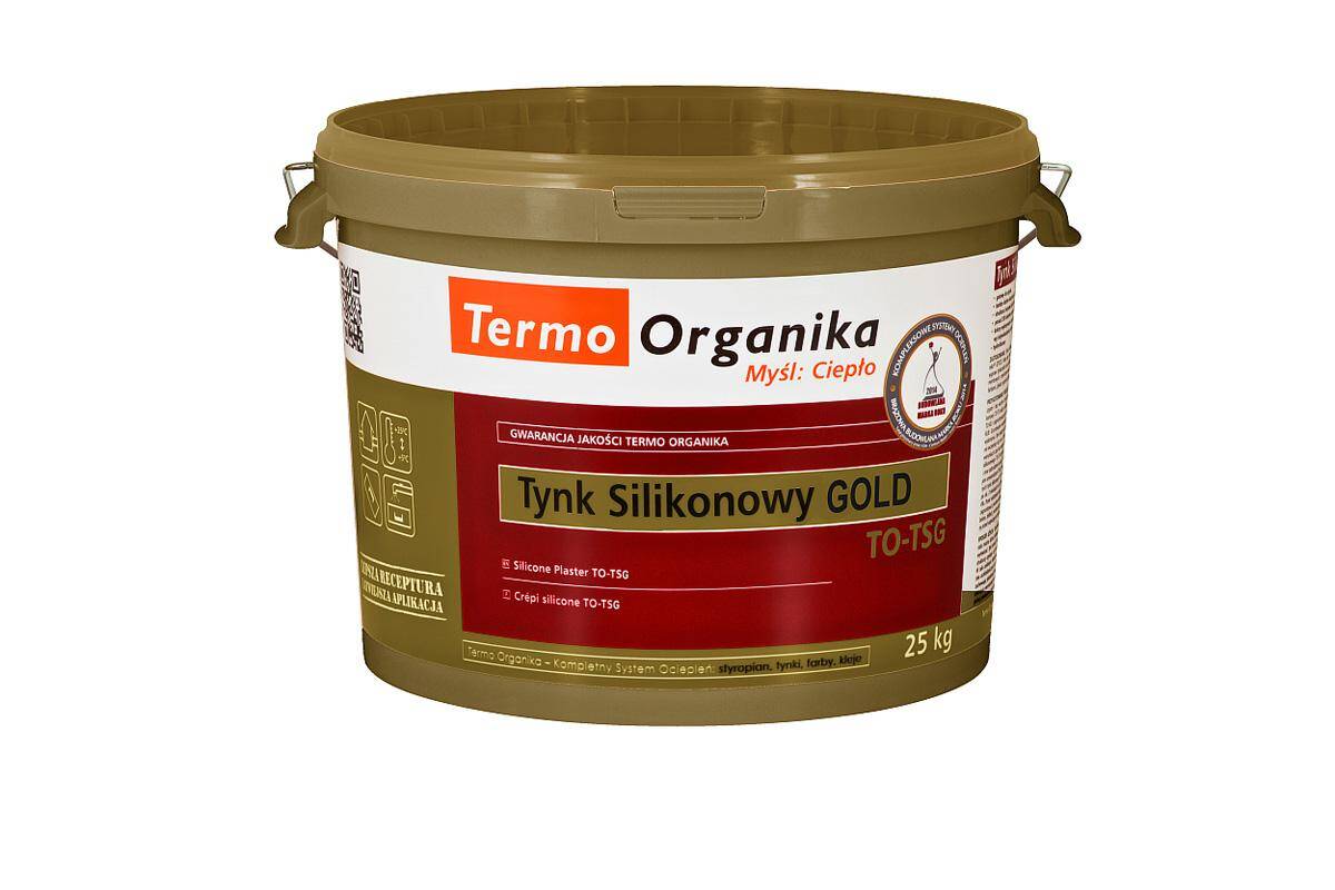 Tynk silikonowy 1,5 mm GOLD TO-TSG 25 kg Termo Organika