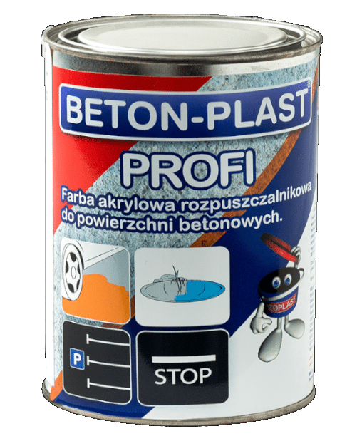 BETON-PLAST PROFI farba rozpuszczalnikowa do powierzchni betonowych kolor brązowy 6,5 kg