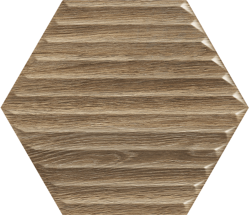 Płytka ścienna WOODSKIN wood heksagon struktura 20x17 cm