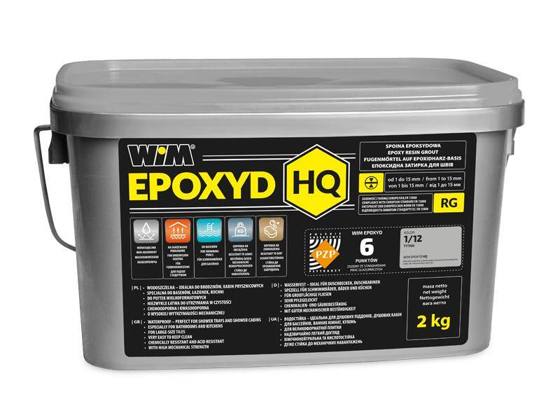 WIM EPOXYD HQ fuga epoksydowa 2 kg 1/12 tytan