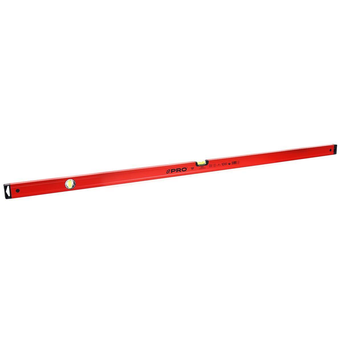 Poziomica SERIA PRO600 ENDURANCE malowana czerwona 150 cm PRO
