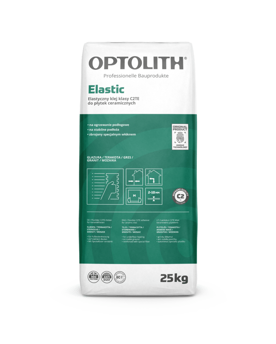 Klej do płytek elastyczny C2TE Optoflex Elastic 25 kg OPTOLITH