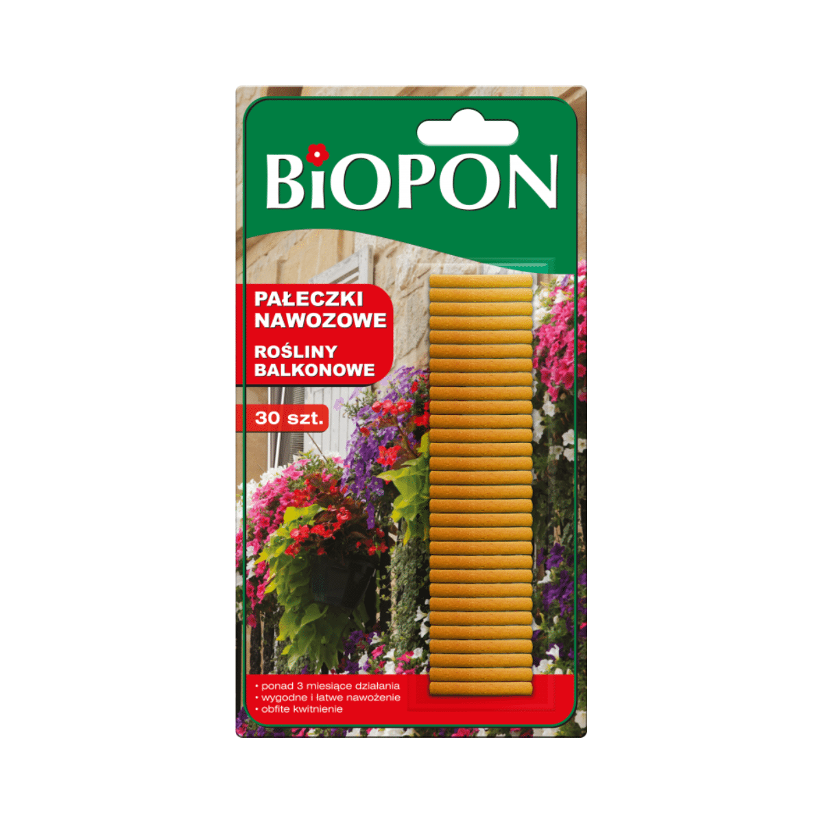 Pałeczki nawozowe do roślin balkonowych Biopon*
