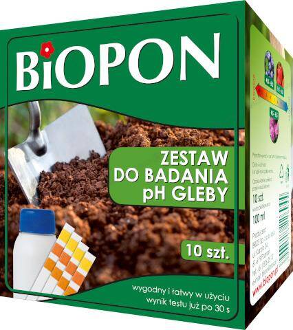 Zestaw do badania pH gleby Biopon*