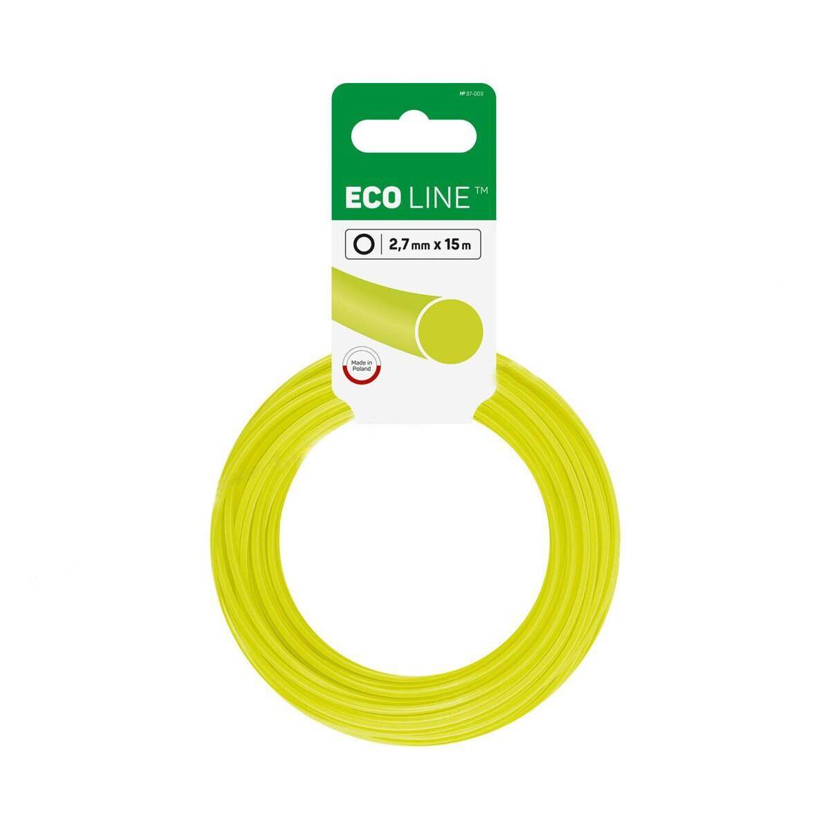 Żyłka tnąca do wykaszarki ECO 2,7 mm 15 m okrągła 37-006*