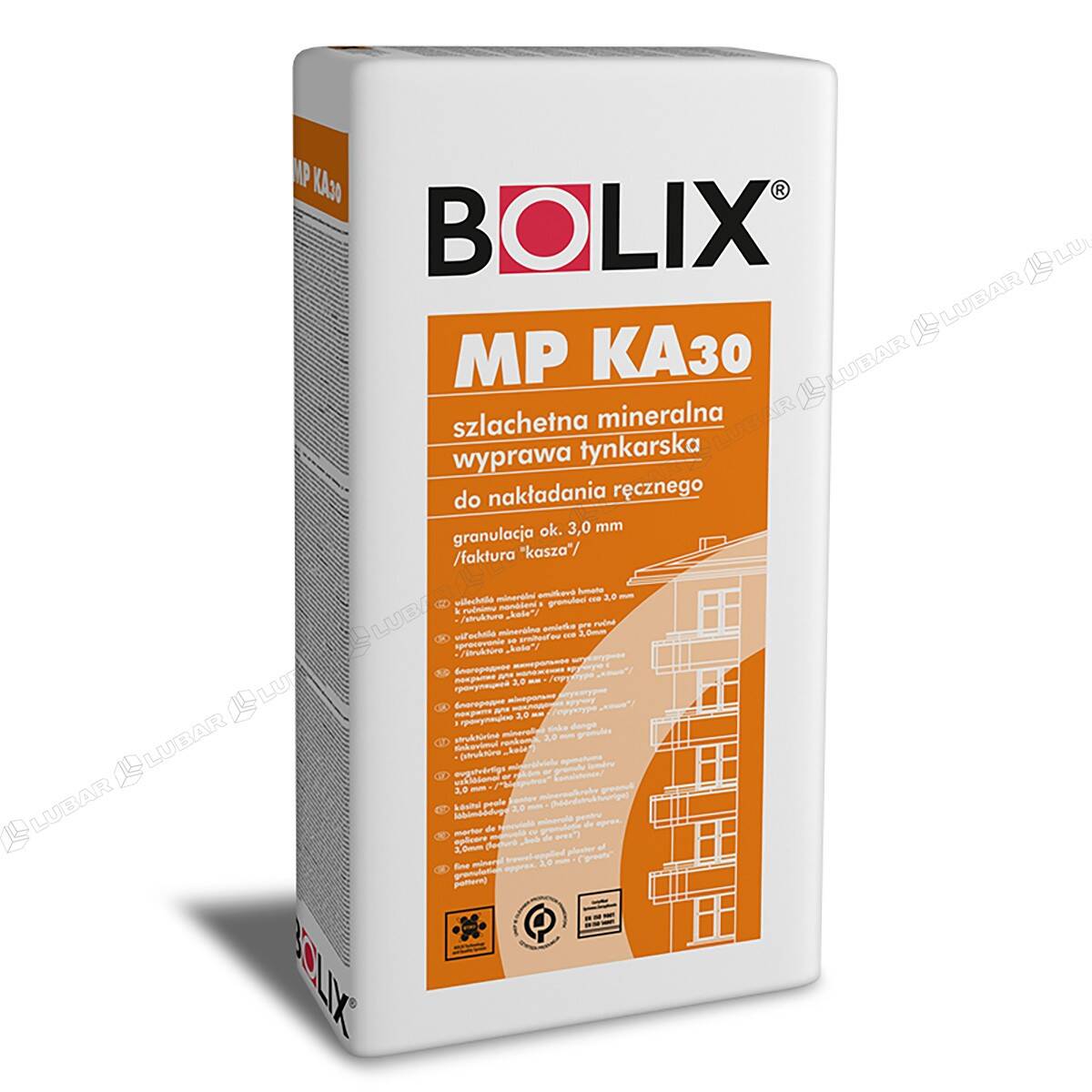 BOLIX MP KA 30 Tynk mineralny cienkowarstwowy baranek 25 kg