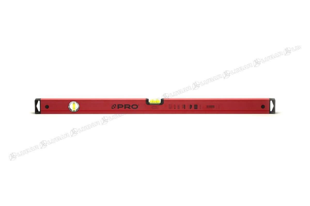 Poziomnica SERIA PRO600 ENDURANCE malowana czerwona 80 cm PRO