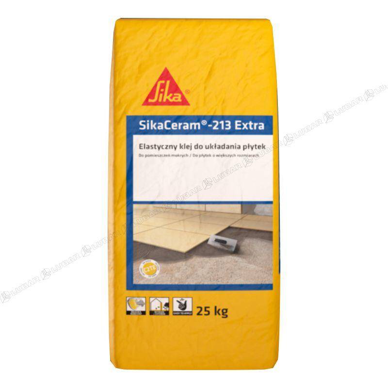 Klej cementowy do płytek SikaCeram-213 Extra C2TE 25 kg SIKA