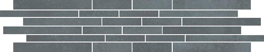 Mozaika gresowa VELVET Concrete Grey Mosaik Matt Stripes Rect 12X60