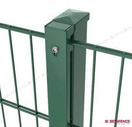 Słupek ogrodzeniowy D-LOX 60x40x1,5x2000 mm RAL6005 zielony narożny