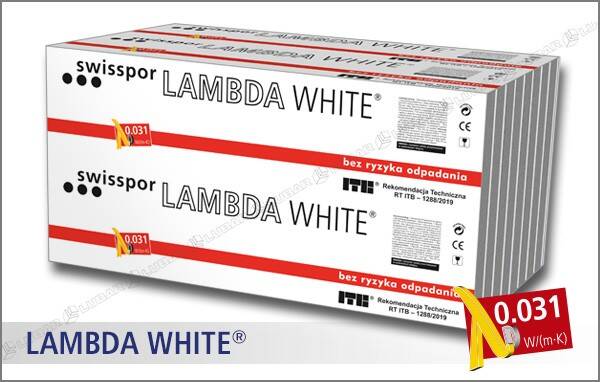 Styropian LAMBDA WHITE FASADA 031 20 cm