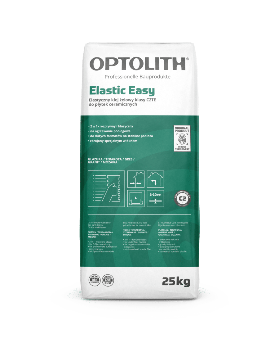 Klej do płytek elastyczny C2TE Elastic Easy 25KG Optolith
