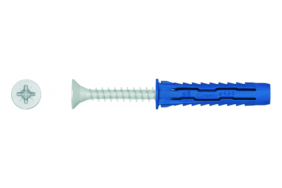 Kołek uniwersalny 4ALL 8x65 mm z wkrętem R-S3-4ALL-08L+/6 RAWLPLUG