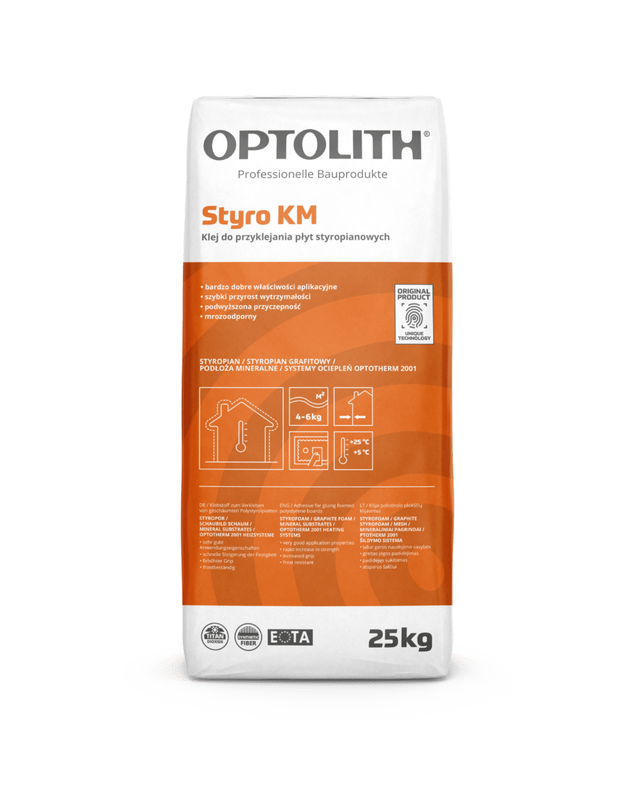 Klej do styropianu Optotherm Styro KM 25 kg Optolith