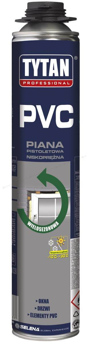 Pianka montażowa Tytan pistoletowa PVC wielosezonowa 750 ml