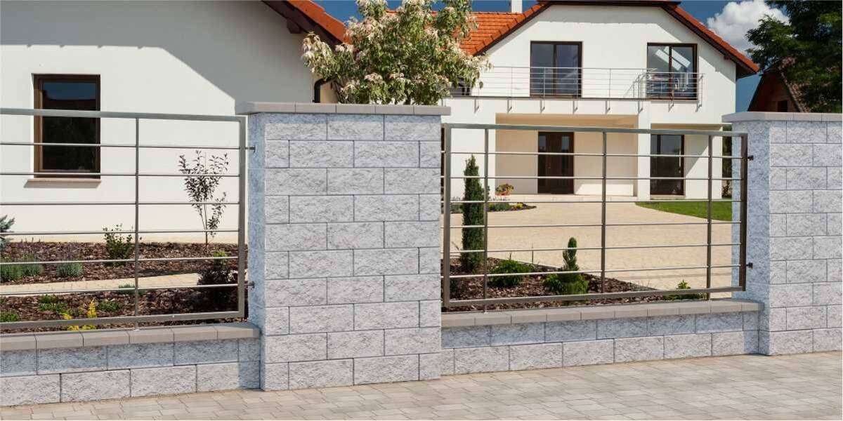 Ogrodzenie Structur Daszek dwuspadkowy