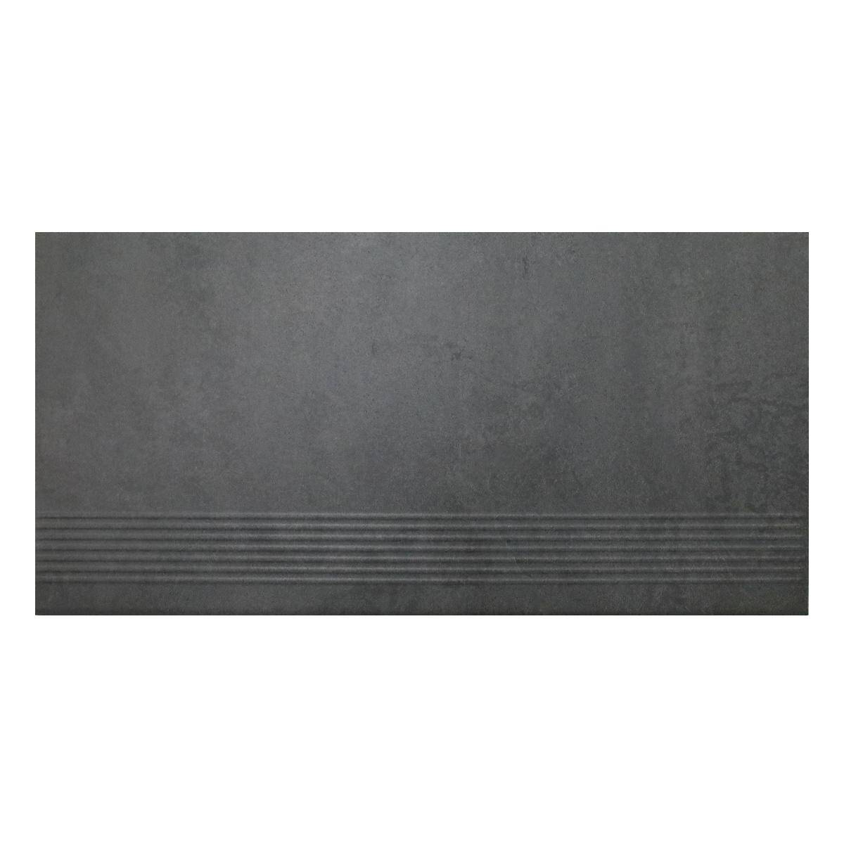Stopnica gresowa 30x60 cm Pure Art basalt prasowana rektyfikowana Paradyż 2 gatunek