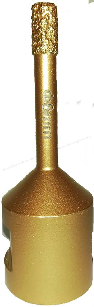 Wiertło diamentowe VB 6 mm NA SUCHO  (ceramika, gres, marmur, granit)