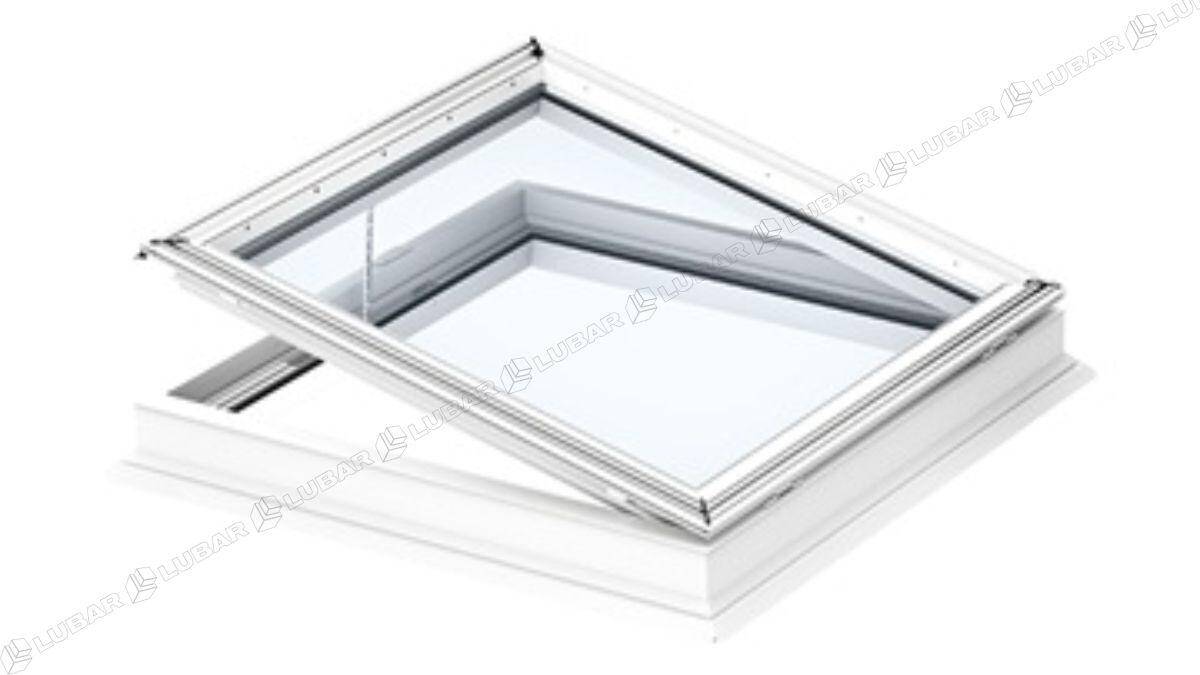 Okno do dachów płaskich VELUX CVP 0573 otwierane elektrycznie 90x90