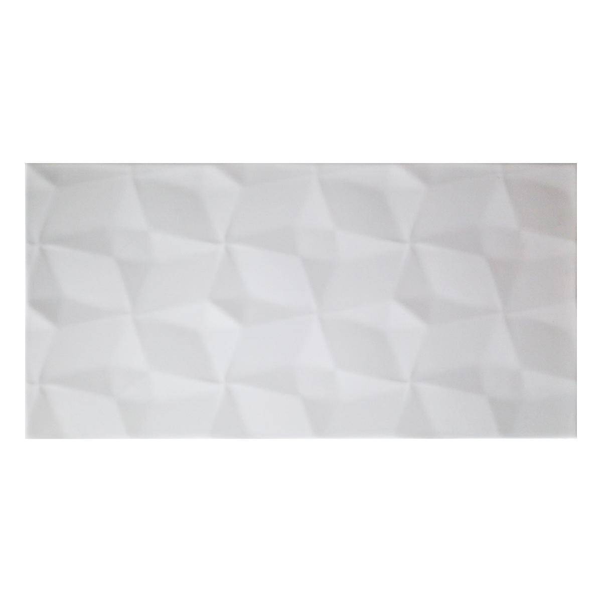 Płytka ścienna biała 30x60 cm PEROUSO HONEY white structure satin Cersanit