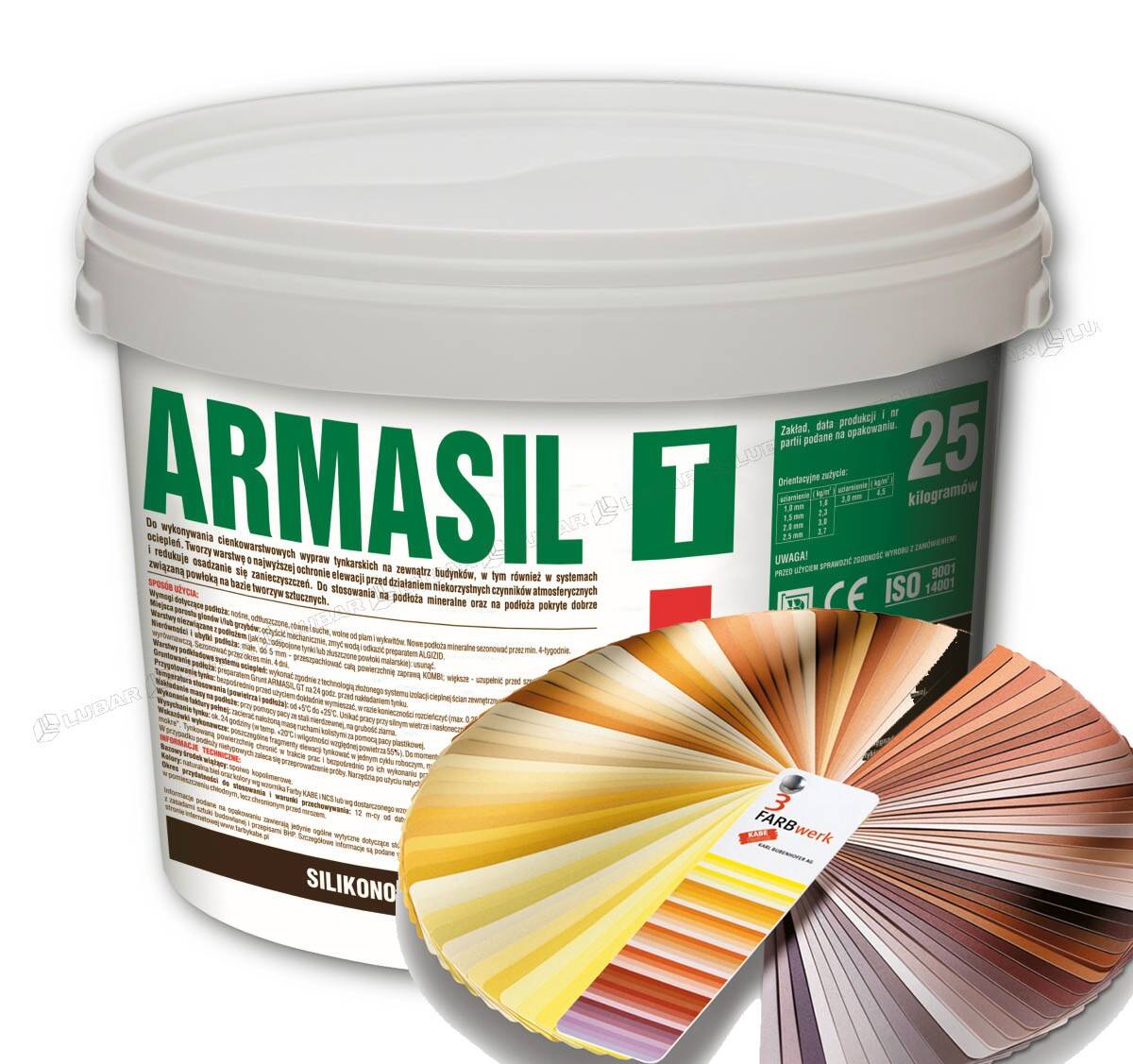Tynk silikonowy ARMASIL T  1,0 mm 25 kg (kolor z grupy I)