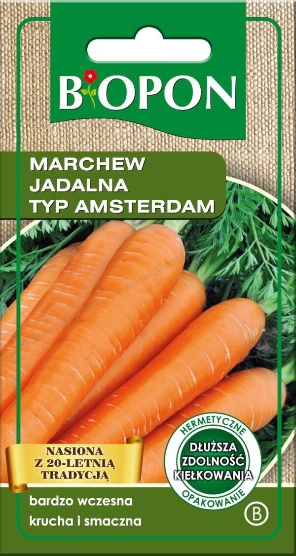 Marchew Amsterdam 4 g Biopon nasiona