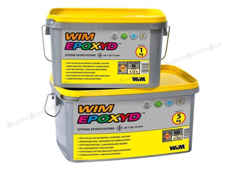 Fuga epoksydowa WIM 1/13 szary 5kg