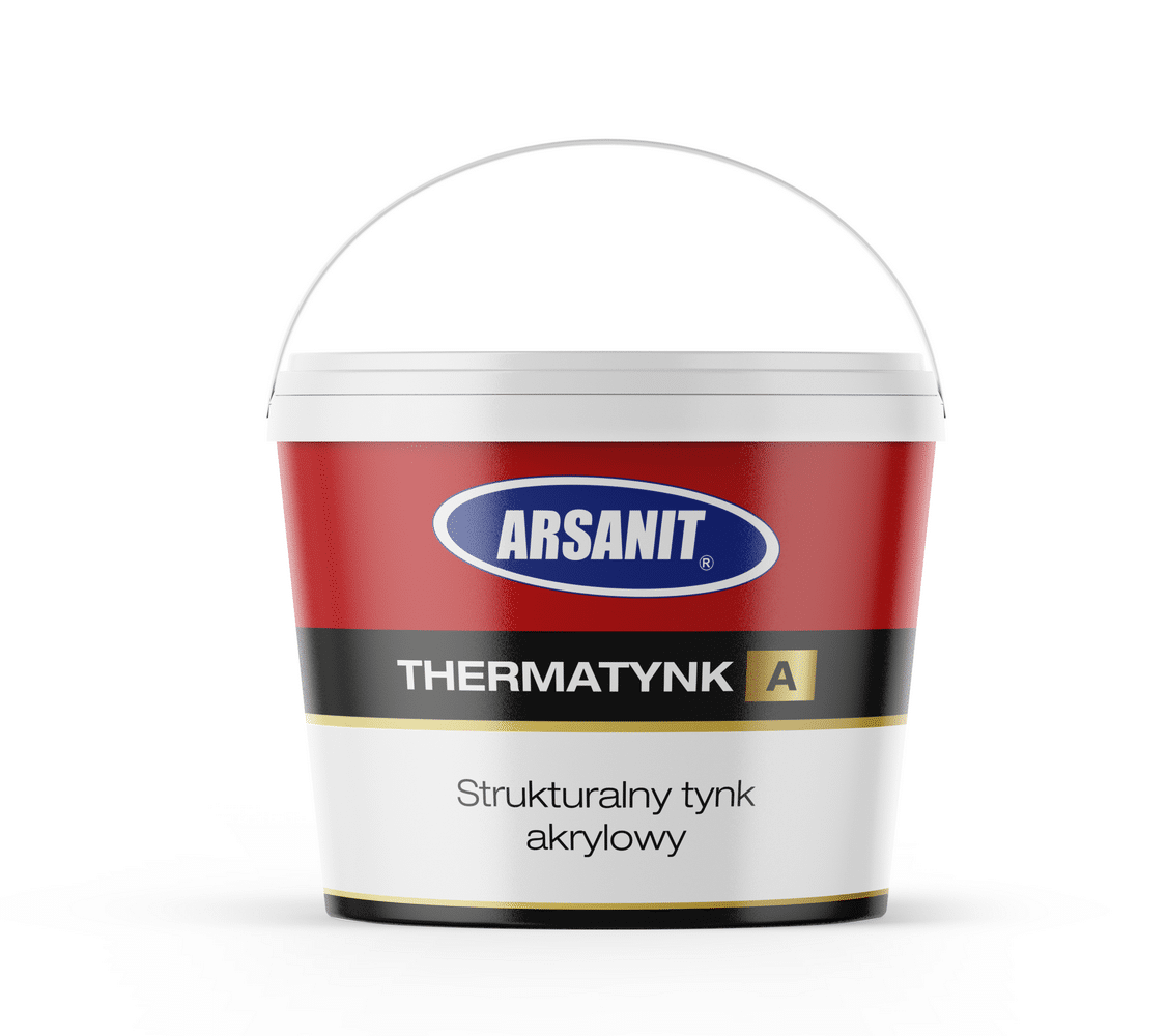Tynk akrylowy THERMATYNK-A 1,5 mm baranek 25 kg baza jasna
