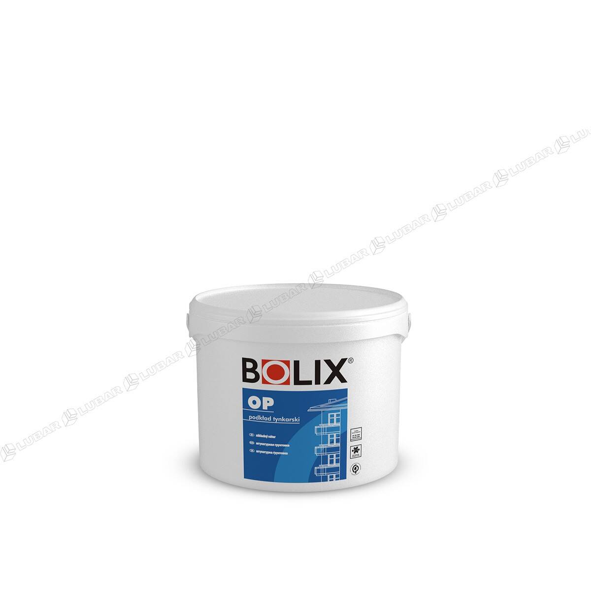 BOLIX OP Podkład tynkarski pod cienkowarstwowe tynki mineralne, akrylowe i dekoracyjne 10 kg