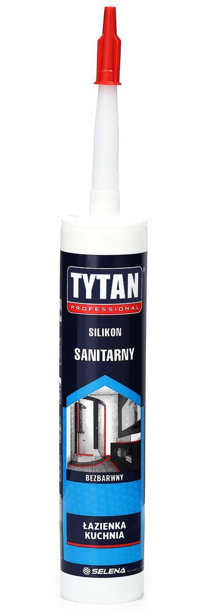 Silikon sanitarny bezbarwny 280 ml TYTAN Professional