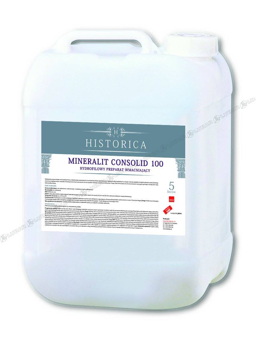 Hydrofilowy preparat wzmacniający MINERALIT CONSOLID 100 4 kg