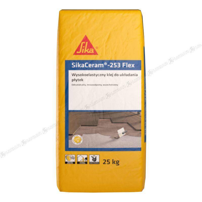 Klej cementowy do płytek SikaCeram-253 Flex C2TE S1 25 kg SIKA