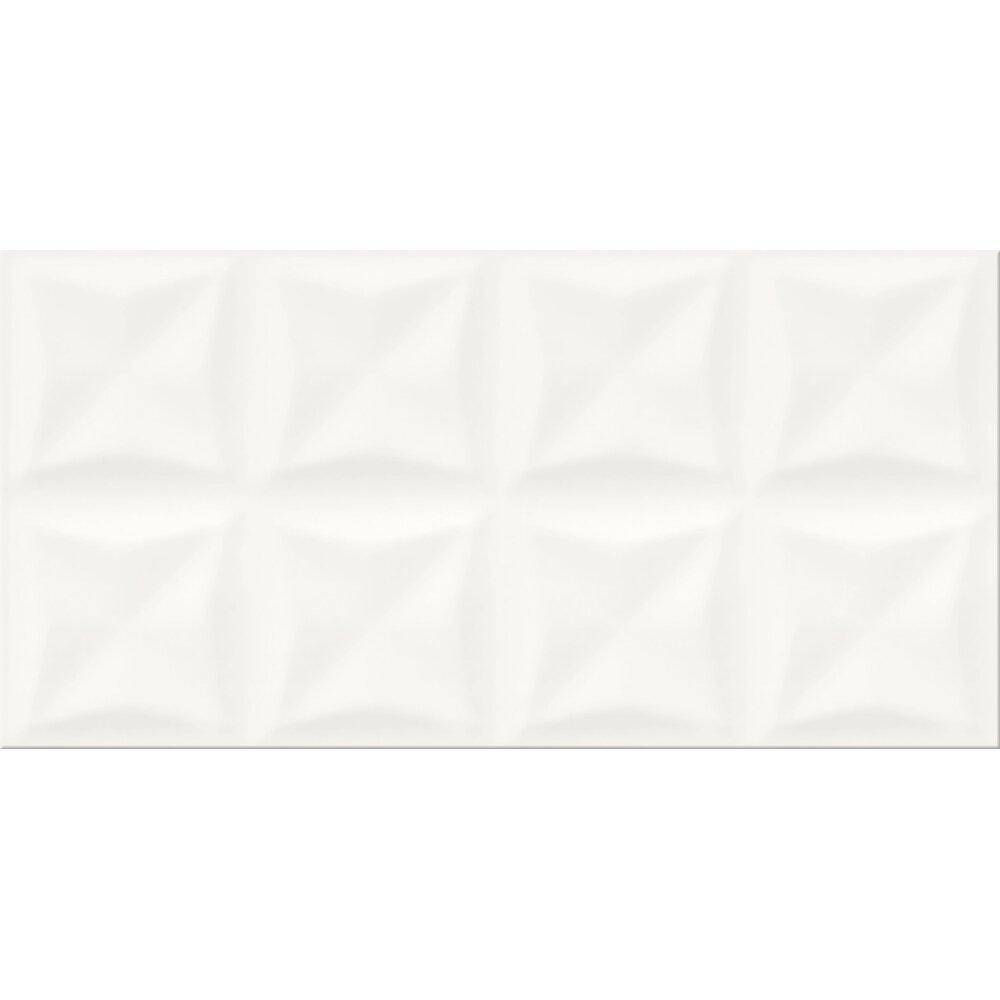 Płytka ścienna ORIGAMI white glossy structure 29,7x60 