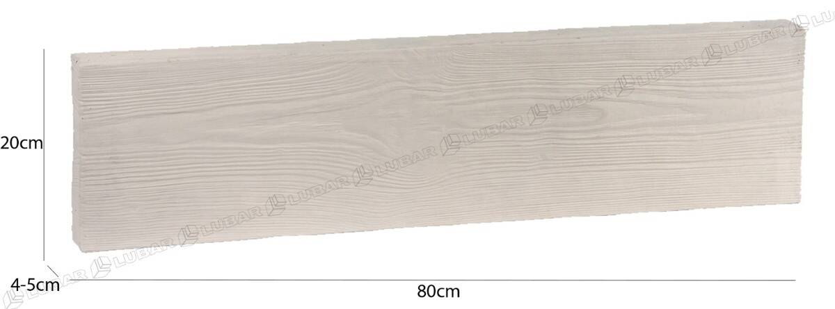 Płyta tarasowa Madera 80x20x5 bianco