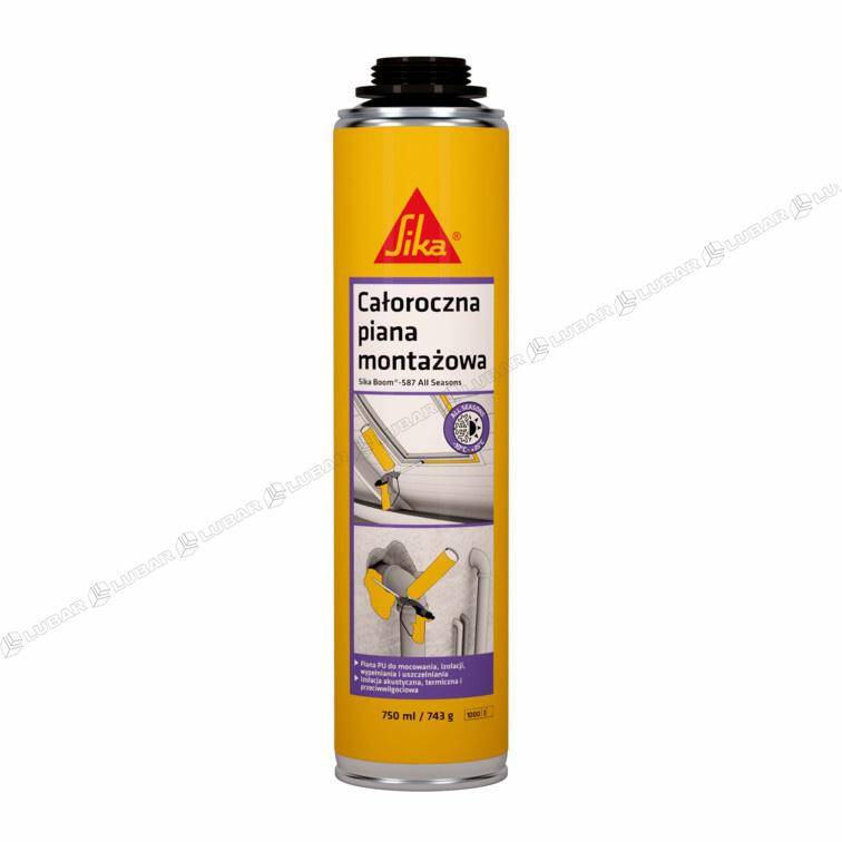 Pianka montażowa pistoletowa całoroczna BOOM G 750 ml Sika