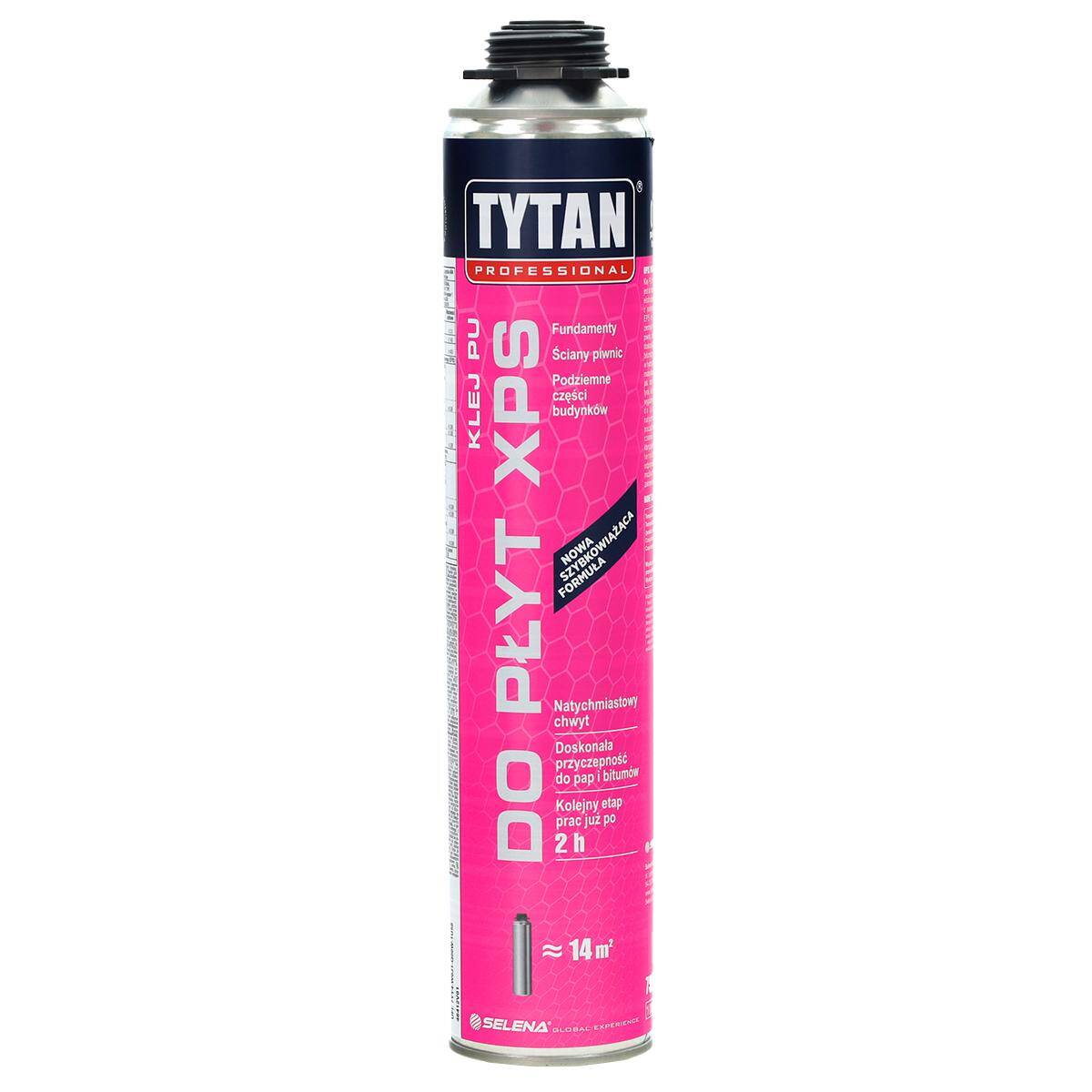 Klej do płyt XPS PU fundament pistoletowy 750 ml Tytan Professional