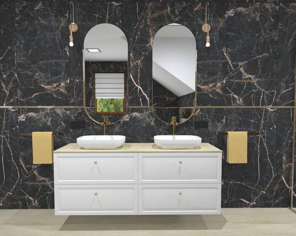 Gres szkliwiony MARQUINA gold mat 59,7×59,7 