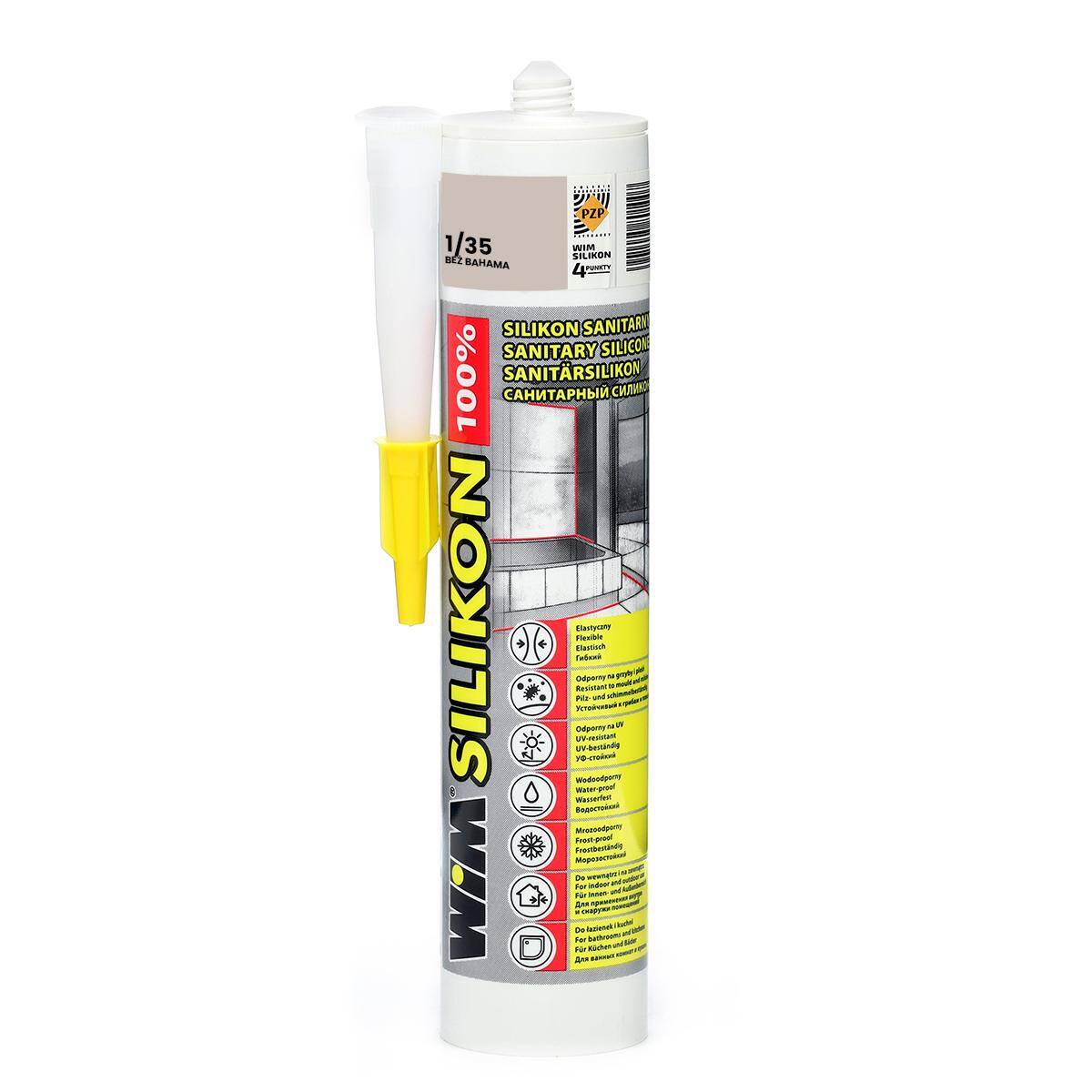 Silikon do fugowania WIM 310 ml 1/35 Beż-Bahama