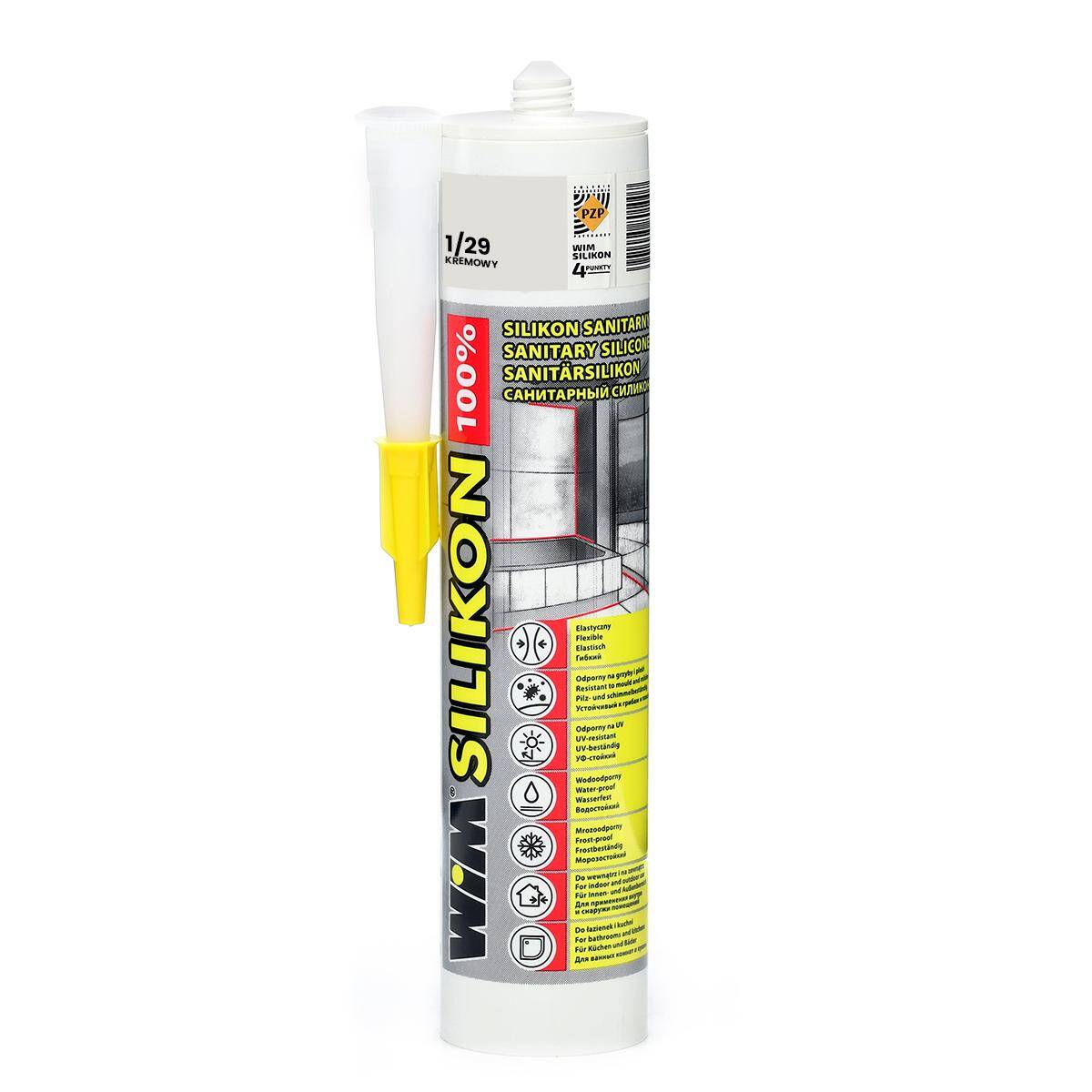 Silikon do fugowania WIM 310 ml 1/29 Kremowy