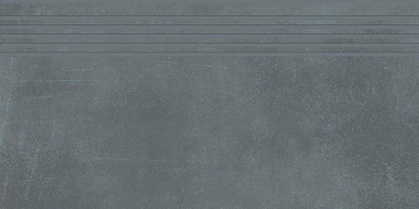 Stopnica gresowa VELVET Concrete Grey Steptread Matt Rect 29,8X59,8 