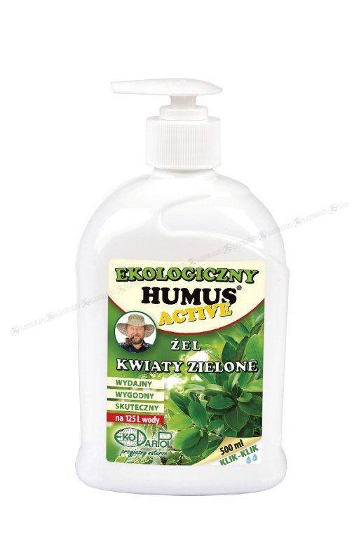 Nawóz Humus ACTIVE ŻEL kwiaty zielone 500ml