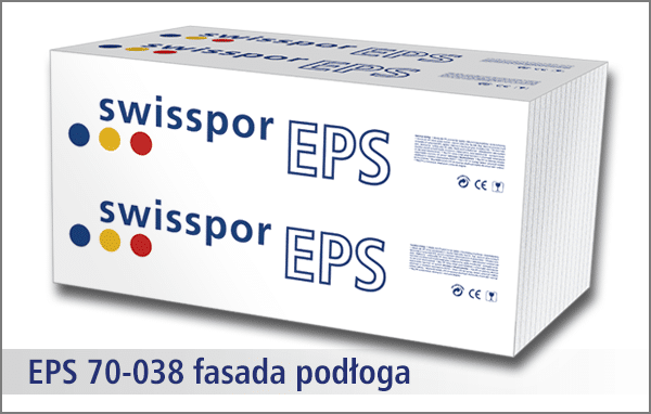Styropian SWISSPOR FASADA PODŁOGA EPS 70 038 4 cm